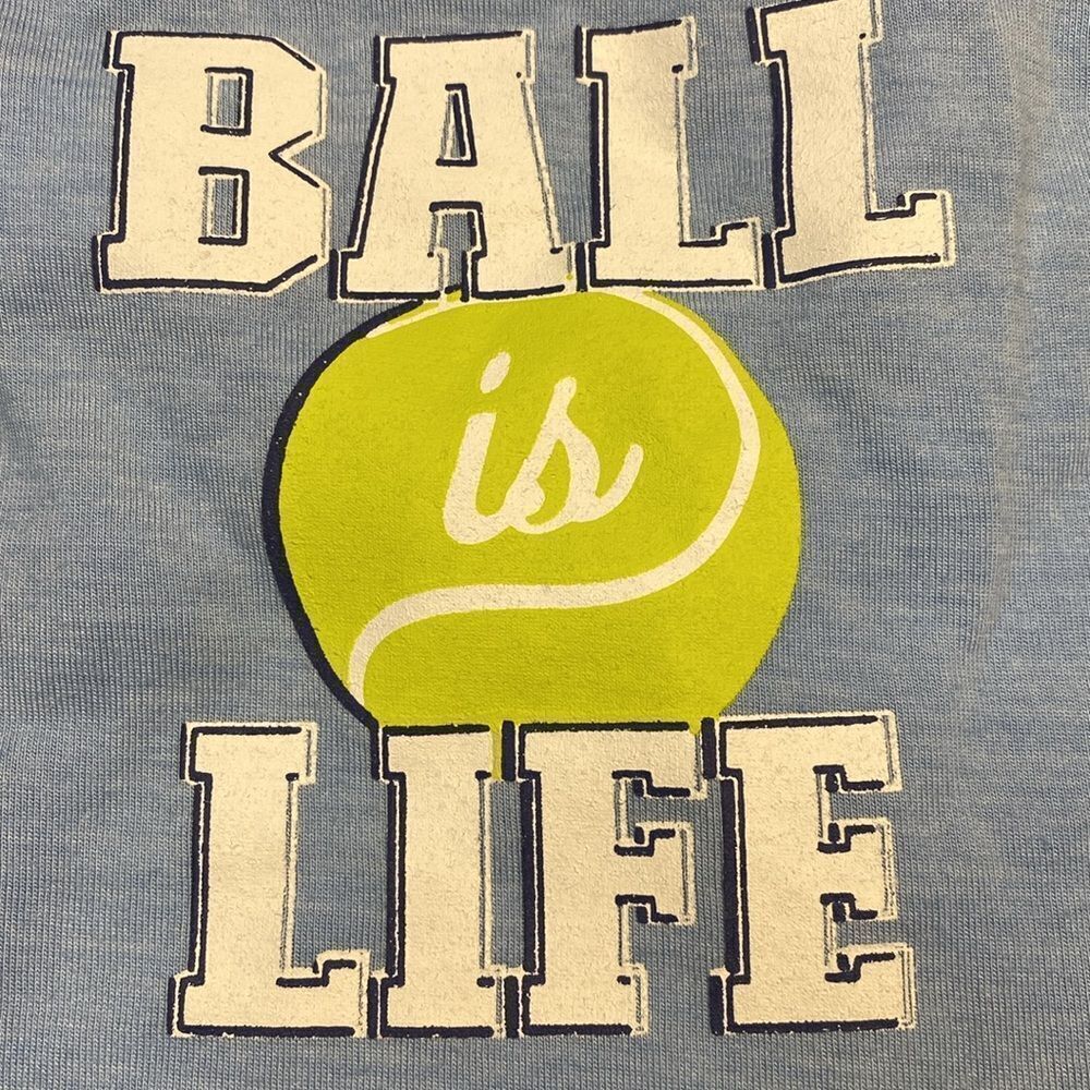 Lightweight Dog “Ball is Life” Statement Tee Shirt - Picture 3 of 6